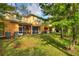This backyard has a lawn and patio space at 4032 Mountain Chestnut Way, Lakeland, FL 33812