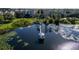 Scenic lake view featuring a gazebo extending out onto the water at 3383 Westchester Square Blvd # 204, Orlando, FL 32835
