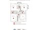 Second floor plan with carpet and tile flooring in bedrooms and hallways at 511 Briley Ave, Oakland, FL 34760