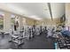 This gym features state-of-the-art cardio and weight equipment, and large windows provide natural light at 5530 Metrowest Blvd # 9-211, Orlando, FL 32811
