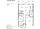 Ferncroft floorplan showing the first story layout of the home design at 2424 Park Ridge St, Apopka, FL 32712