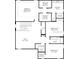 Second story floorplan showcasing the primary bedroom, loft, laundry room, and additional bedrooms at 2424 Park Ridge St, Apopka, FL 32712