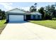 Charming one-story home featuring a large front yard and a two-car garage at 1209 Alafia Way, Poinciana, FL 34759