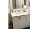 Bright bathroom vanity with storage space and a modern sink at 1990 Erving Cir # 201, Ocoee, FL 34761