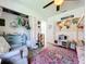 Charming bedroom with colorful decor, play area, and unique furnishings at 4316 Natchez Trace Dr, St Cloud, FL 34769