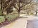 Sidewalk view of landscaping leading toward apartments and parking at 3224 Dante Dr # 108, Orlando, FL 32835