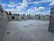 Interior view of block foundation with concrete floor in home under construction at 13455 Sw 85 Pl, Dunnellon, FL 34432
