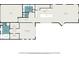 Detailed floor plan showcasing the layout of the first floor including the kitchen and living room at 10266 Beechwood Ln, Orlando, FL 32832