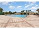 Large community pool featuring covered cabanas, and lots of seating areas at 10266 Beechwood Ln, Orlando, FL 32832