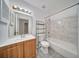Bathroom with tub, shower and updated vanity at 2722 Graduate Ct, Orlando, FL 32826