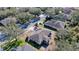 Aerial view showing house location and neighborhood at 4490 Treasure Cay Rd, Tavares, FL 32778