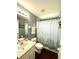 Clean bathroom with shower/tub and updated vanity at 4490 Treasure Cay Rd, Tavares, FL 32778