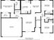 Detailed floor plan showcasing the layout of a 1253 sq ft home with bedrooms, bathrooms, kitchen, and living spaces at 4490 Treasure Cay Rd, Tavares, FL 32778