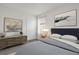 Comfortable bedroom with a plush bed and window at 957 King Parc Rd, Orange City, FL 32763