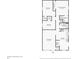 Detailed floor plan showcasing the layout of the house at 610 Walker St, Holly Hill, FL 32117