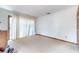 Bedroom with carpet, white walls, a sliding glass door, and a closet at 1546 Stormway Ct, Apopka, FL 32712
