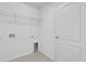 Walk-in closet with door and wire shelving at 3409 Narrows Dr, Lakeland, FL 33810