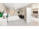 Spacious bedroom featuring neutral decor, a ceiling fan, and an en-suite bathroom at 7573 Laureate Blvd # 1301, Orlando, FL 32827
