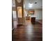 Open concept kitchen view, featuring island and white cabinets at 1611 Sand Key Cir, Oviedo, FL 32765