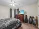 Bedroom with a double bed and plenty of closet space at 7438 Floral W Cir, Lakeland, FL 33810