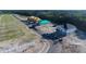 Aerial view of new homes under construction in a residential community at 1189 Basalt Ln, Sanford, FL 32771