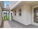 Exterior patio view featuring brick pavers and view of the yard at 1211 Teal Creek Dr, St Cloud, FL 34771