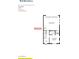First floor plan of a Nova Elite home featuring a 2-car garage and an additional bedroom at 2138 Whitney Marsh Aly, Orlando, FL 32804