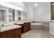 Main bathroom with soaking tub and double vanity at 6533 Cartmel Ln, Windermere, FL 34786