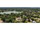 Lush green landscape, aerial view of homes in a lakeside community with mature trees at 2812 Dawley Ave, Orlando, FL 32806