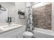 Simple bathroom with a shower/tub combo at 325 Daffodil Ln, Kissimmee, FL 34759