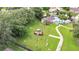 Community playground with swings, slides, and benches, perfect for families and recreation at 16608 Rising Star Dr, Clermont, FL 34714