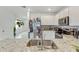 Modern kitchen with granite countertops and stainless steel appliances at 2321 Tay Wes Dr, Saint Cloud, FL 34771