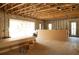 Interior of a house under construction, showing framing and drywall at 1633 Illinois St, Orlando, FL 32803