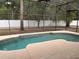 Screened pool featuring a spacious deck and a secure outdoor area at 284 Pinestraw Cir, Altamonte Springs, FL 32714
