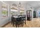 Cozy breakfast nook with table and chairs, near kitchen at 5155 Lake Deeson Woods Ct, Lakeland, FL 33805