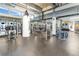 Fitness area with punching bag and weight machines at 150 E Robinson St # 1907, Orlando, FL 32801