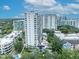 Aerial view of the building and surrounding area at 530 E Central Blvd # 201, Orlando, FL 32801