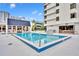 Community pool with ample deck space at 530 E Central Blvd # 201, Orlando, FL 32801