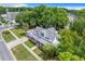 Wide aerial showcasing home and surrounding area at 216 N Saint Clair Abrams Ave, Tavares, FL 32778