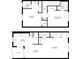 Detailed floor plan showcases the layout of the bedrooms, kitchen, living room, and other spaces at 1624 Rivers Edge Dr, Orlando, FL 32825