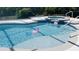 Lovely backyard pool and spa featuring fun, pink flamingo floaties at 5509 Meadow Hill Loop, Lady Lake, FL 32159