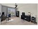 Office space features two desks, great lighting, and a ceiling fan at 5232 Villa Rosa Ave, St Cloud, FL 34771