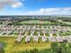 Aerial community view, showcasing numerous homes at 8060 Cherrystone St, Leesburg, FL 34748
