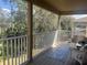 Large balcony provides ample room to enjoy the natural surroundings at 2719 Lakemoor Dr, Orlando, FL 32828