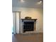 Living room features a fireplace and a sliding glass door at 5027 Se 109Th Pl, Belleview, FL 34420