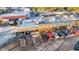 Aerial perspective of Foxtail Coffee Co. and Tamale Co. showcasing its architecture and parking at 1321 Cloverlawn Ave, Orlando, FL 32806