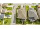 Aerial view of house and surrounding neighborhood at 16467 Olive Hill Dr, Winter Garden, FL 34787