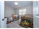 Bedroom with large artwork and neutral decor at 16467 Olive Hill Dr, Winter Garden, FL 34787