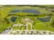 Community view with pool, clubhouse, and pond at 16467 Olive Hill Dr, Winter Garden, FL 34787