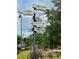 Community directional sign to Orlando, Tampa, Disneyworld, Kennedy Space Ctr, and Universal Studios at 515 Pamplona Pl, Davenport, FL 33837